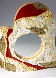 Disconnect - 25cm Pearls, Mother of Pearl, Stained Glass, Metal